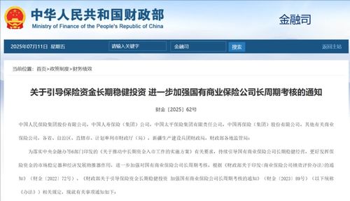 事关长期资金入市,财政部最新发布